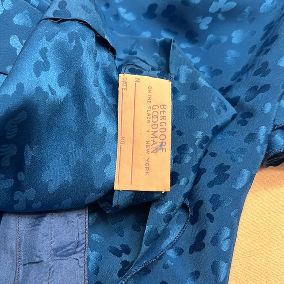 Vickey Tiel for Bergdorf Goodman Blue Leopard Dress - Picture 6 of 7